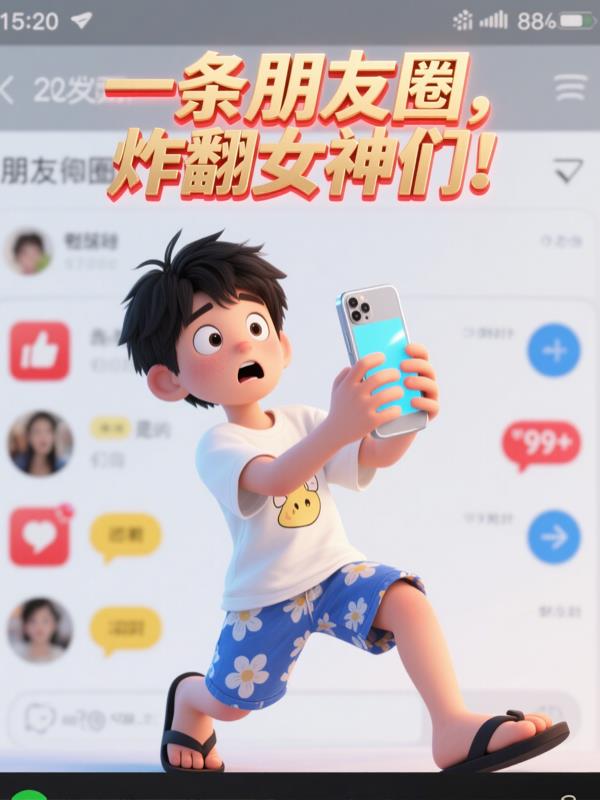 一条朋友圈,炸翻女神们!